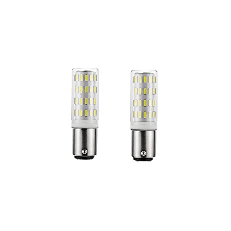 2X Ba15d Sewing Machine LED Light 5 Watt Bulb B15