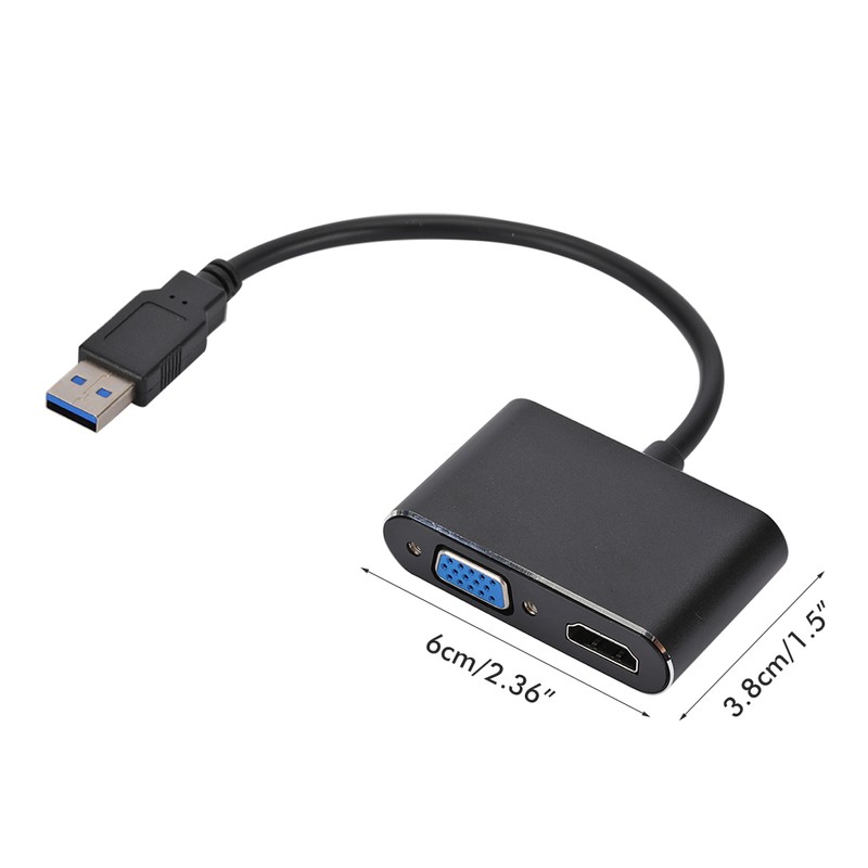 2 in 1 Compatible for USB to High Definition Multimedia