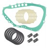 Caltric Clutch Friction Steel Plates and Gasket Kit for Arctic
