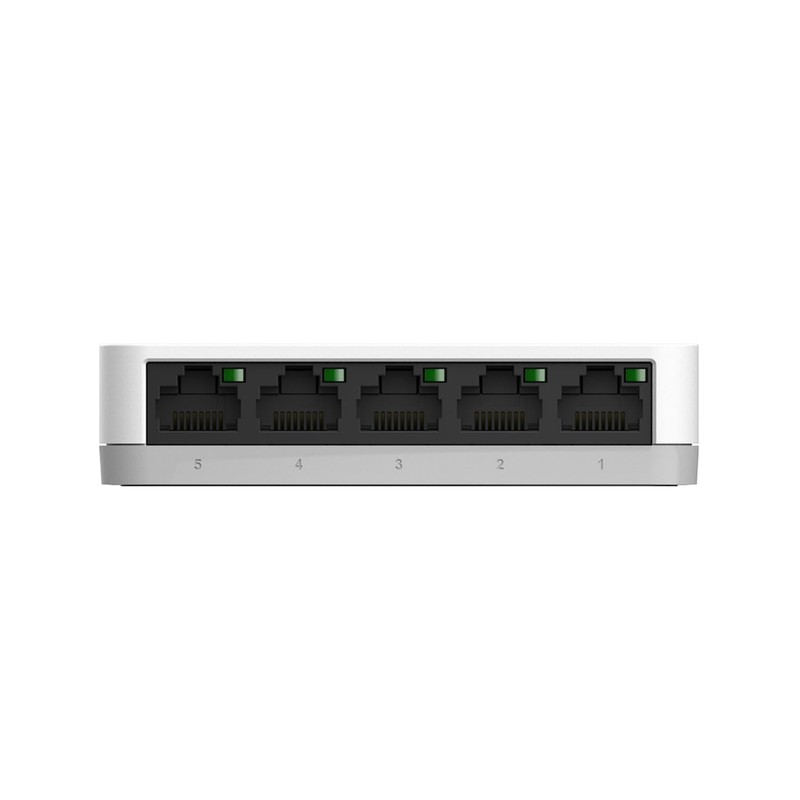 D-Link DGS-1005A 5-Port Gigabit Ethernet Switch, Compact Desktop Housing, Energy-Efficient,