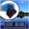 Vivid Blue Pond Dye Packets - 6 Water Soluble Packs