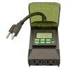 Woods 50014WD Outdoor 7-Day Digital Plug-In Timer, 2 Grounded Outlets