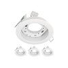 ledscom.de ZOBE II Recessed Ceiling Light Round 107 mm Diameter