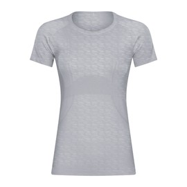 LUYAA Short Sleeve Workout Activewear Tops for Women Athletic Running Tranning Hiking Climbing Quick Dry Summer Grey