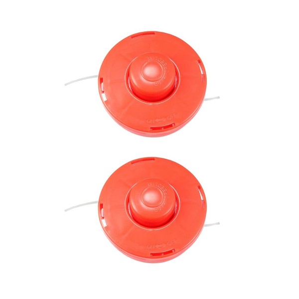 2 x grass trimmer double line head brush cutter head