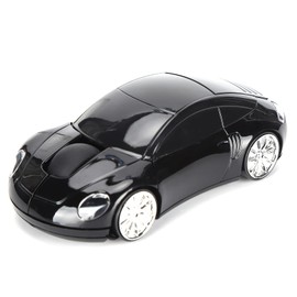 Wireless Mouse 1600 DPI 2.4G Wireless Computer Mouse USB Receiver Car Portable Cordless Mouse for Office Laptop Desktop Computer Tablet (Black)