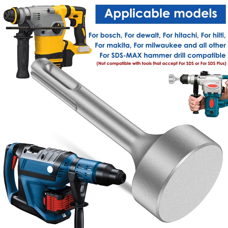 3Pack SDS Plus Ground Rod Driver Earth Rod Driver Heavy