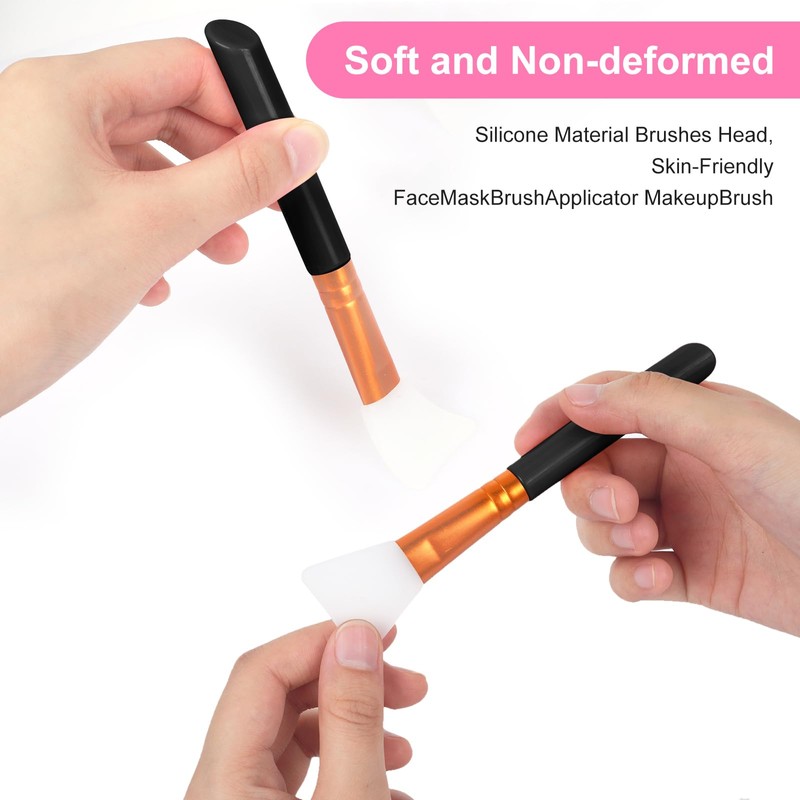 2 Pcs Silicone Face Mask Brushes Silicone Applicator Kit Mask