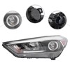 QUEWATSA Front Headlights for 2016-2018Hyundai Tucson, Halogen LED DRL Headlight,
