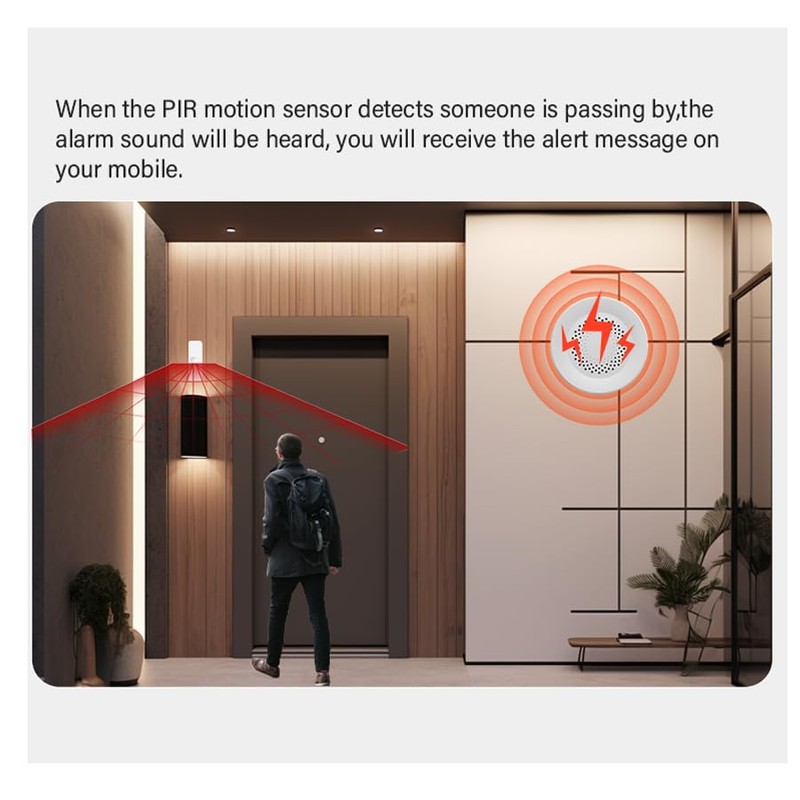 UanTii Tuya Smart Siren Alarm 100dB Loud Speaker WiFi Siren