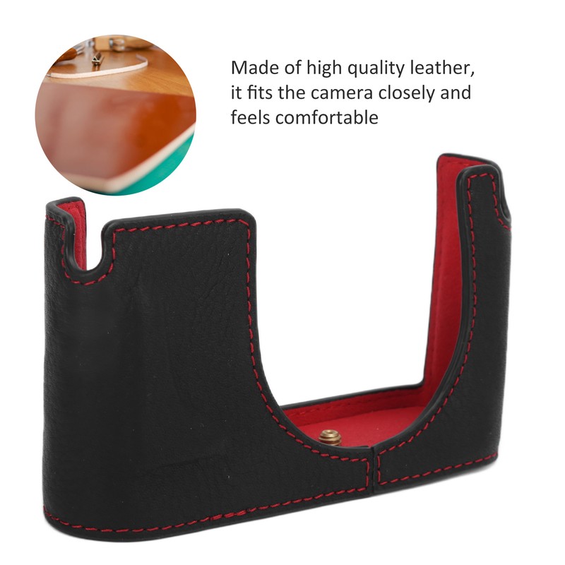 Leather Camera Half Case for Leica Q Half Body Protection