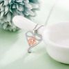 ONEFINITY Infinity Necklace 925 Sterling Silver Rose Necklace Heart Pendant