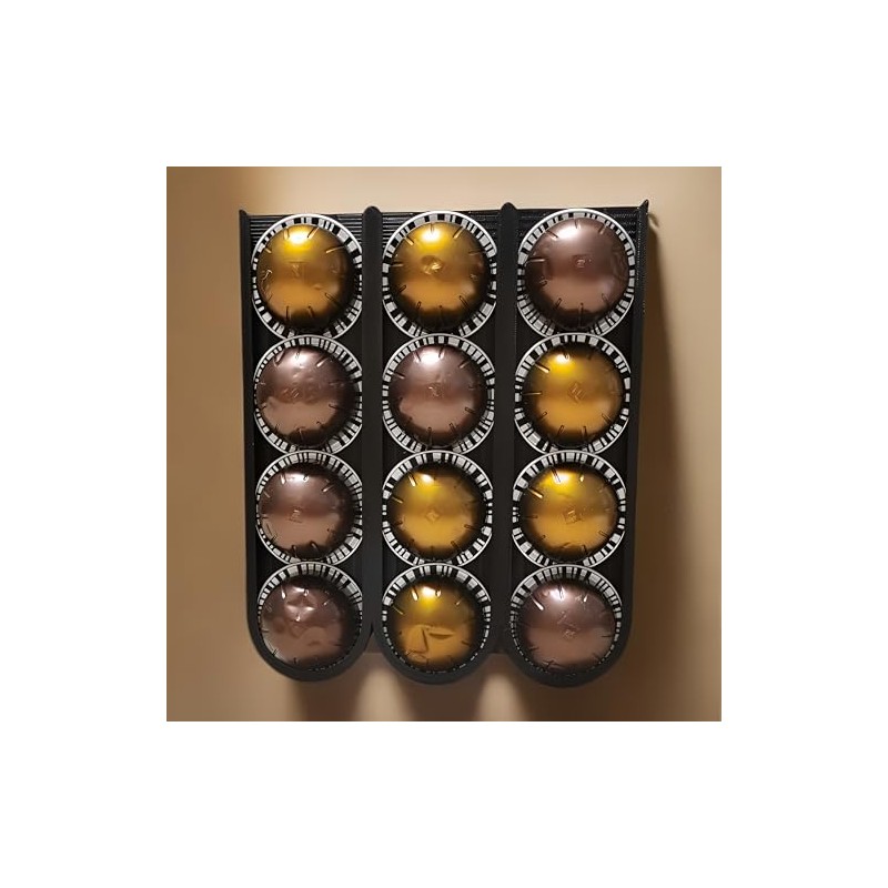 3D_ZeapoAI Coffee Pod Holder for Vertuo Capsules, Holds 12 Pods,