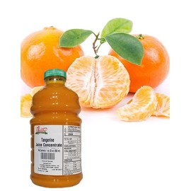 Nature Blessed 100% Pure Tangerine Fruit Juice Concentrate - 4 Quarts (4/32 fl oz bottles), Great for Home Vintners, Home Brewers, Cider, Spirits, Smoothies, or Making Jelly
