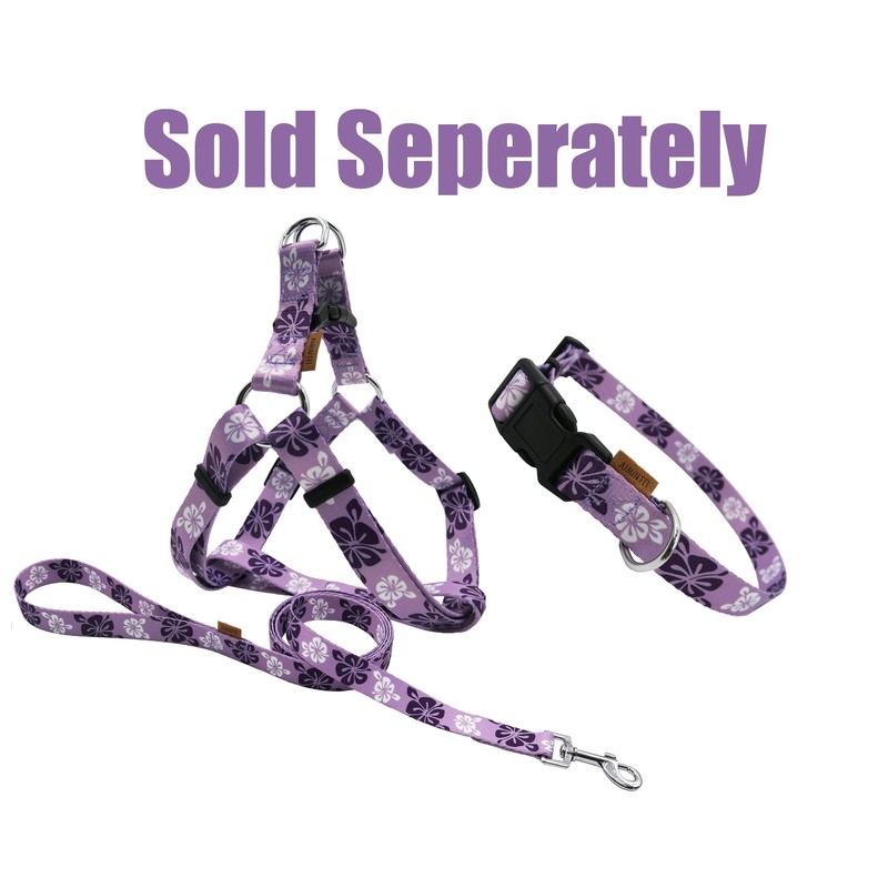 Aiminto Dog Collar, Cute Floral Pattern, Soft and Adjustable Collar