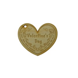 Valentines Day Rose that lasts Forever With Wooden Tag – Anniversary Rose Gift for Wife or Husband (rsetagvd)