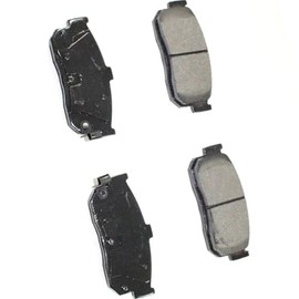 AUTO DN Rear v brake pads for Nissan Altima 1993 1994 1995 1996-2001 for Maxima 1991-2000 for Nissan Sentra 2000-2001 for Infiniti G20 1991-2000 for Infiniti I30 1996-2000 1x