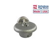 2" Single Pulley Cast Aluminum Cap Style Stationary Flagpole Pulley