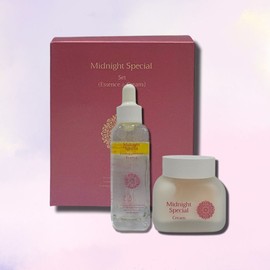 Charmzone Midnight Special Duo Set (Essence 30ml + Cream 50ml) / 참존 미드나이트 스페셜 듀오 세트 (에센스 30ml+크림50ml)