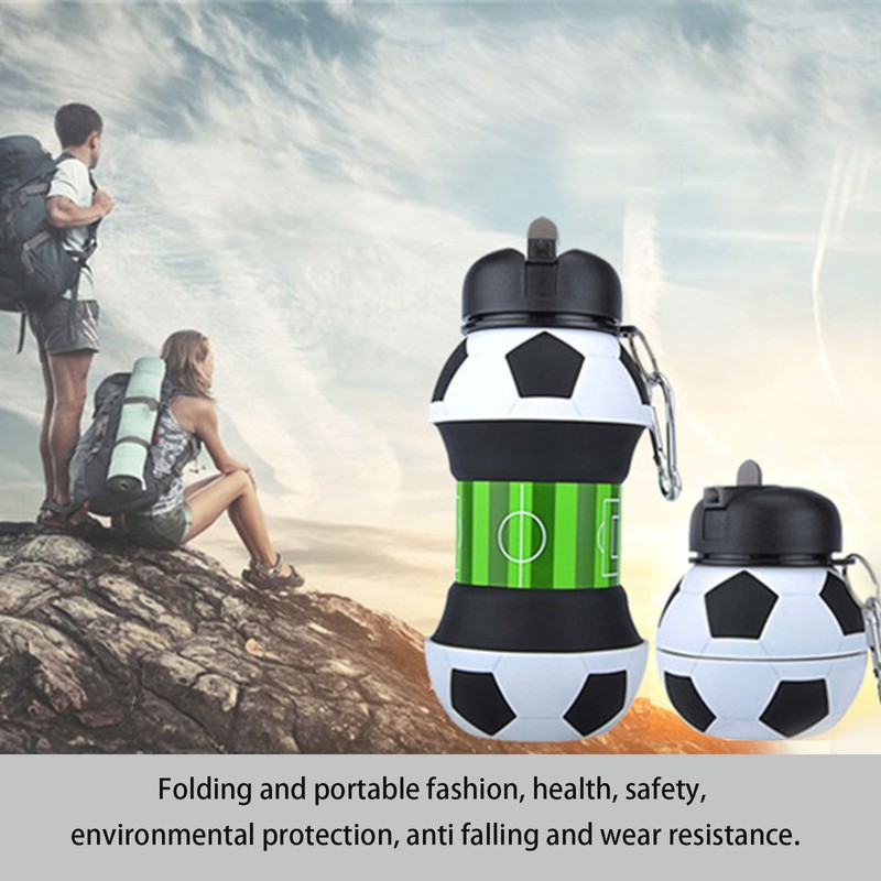 Outdoor Sports Water Bottle Household Silicone Folding Student Water Cup