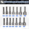 Nutmanel Socket Spanner, Socket Adapter, Hex Shank Metric Nut Driver