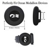 [2 Pack] Princess Ocean Medallion Watch Adapters Holder for Carnival