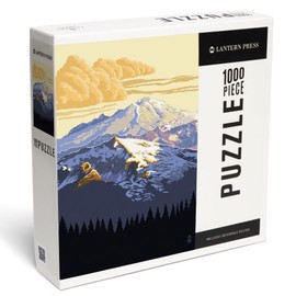 Mt. Baker Snoqualmie National Forest (Image Only) (1000 Piece Puzzle, Challenging Jigsaw Puzzle for Adults, Made in USA)