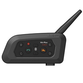 XiNOWY V6 Pro Motorcycle Bluetooth Headset, 2 Riders Intercom Bluetooth 5.1 Helmet Communication System with Hands-Free Call and Noise Reduction for Motorcycling Skiing and Climbing (1)