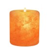 Pink Salt Wall 2 Himalayan Salt Candle Holder Cylinder Shaped