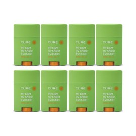 Kim Jeong-moon Aloe 김정문알로에 큐어 에어라이트 유브이 쉴드 선스틱 20g(SPF50+) 8개 So