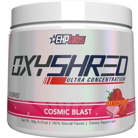 EHPlabs OxyShred Ultra Concentration Pre Workout Powder -150mg Caffeine, sugar free, Vegan-Friendly, Gluten-Free, Men and Women Health Fitness Supplements, Clean Natural Energy, Edible product for optimum performance Healthcare Dietary:_Cosmic Blast_33 Serves