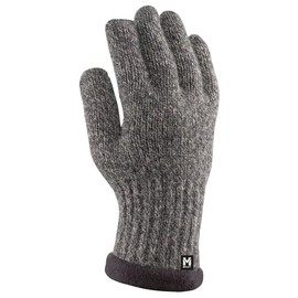 MILLET Wool Glove Gloves Black (New Logo), L, Black (new logo)
