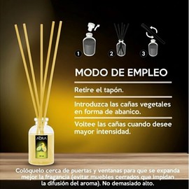 Aromatizante de Varitas Aura con aceites esenciales naturales aroma citrus & bergamot 30 ml