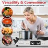 Hot Plate, Techwood Double Burner for Cooking, 1800W Countertop Electric
