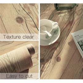 EeeComing Weathered Wood Wallpaper Stick and Peel Wood Contact Paper Wood Plank Removable Wallpaper Wood Look Wall Paper Rustic Reclaimed Distressed 78.7”x17.7”