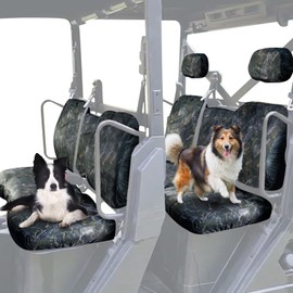 StarknightMT Ranger Seat Covers with Headrest Covers, Ranger 1000 Seat Cover Compatible with Polaris Ranger Crew XP 1000 2017-2021, Ranger Crew 1000 Premium 2020 2021 2022 2023 Camouflage