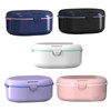 Denture Bath Box Cup Large Space Easy to Clean PP