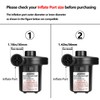 Replacement Nozzles Electric Air Pump 3 Sizes Head Plastic for