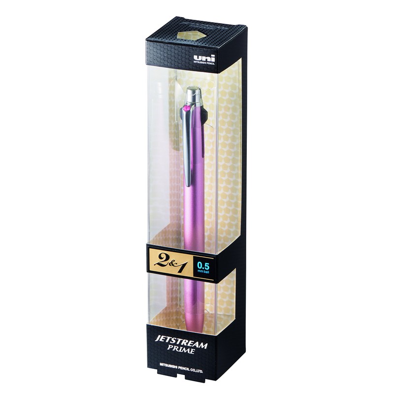 三菱鉛筆 多機能ペン ジェットストリームプライム 2&1 0.5 ライトピンク 書きやすい MSXE33000551