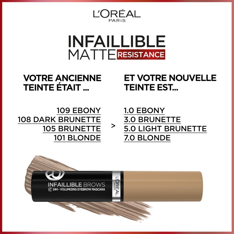 L'Oréal Paris Brow Artist Plump & Set 105 Brunette, Brown
