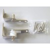 Kawaki Hardware SOWA Swing Lock Hinge, Silver 5250S, Top and