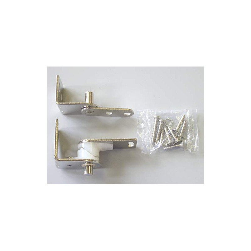 Kawaki Hardware SOWA Swing Lock Hinge, Silver 5250S, Top and