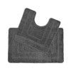Allure Non Slip Bath Mat Set 2 Piece Bath and