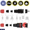 KEL Protective Contact Plug & Coupling Set 16A / 250V
