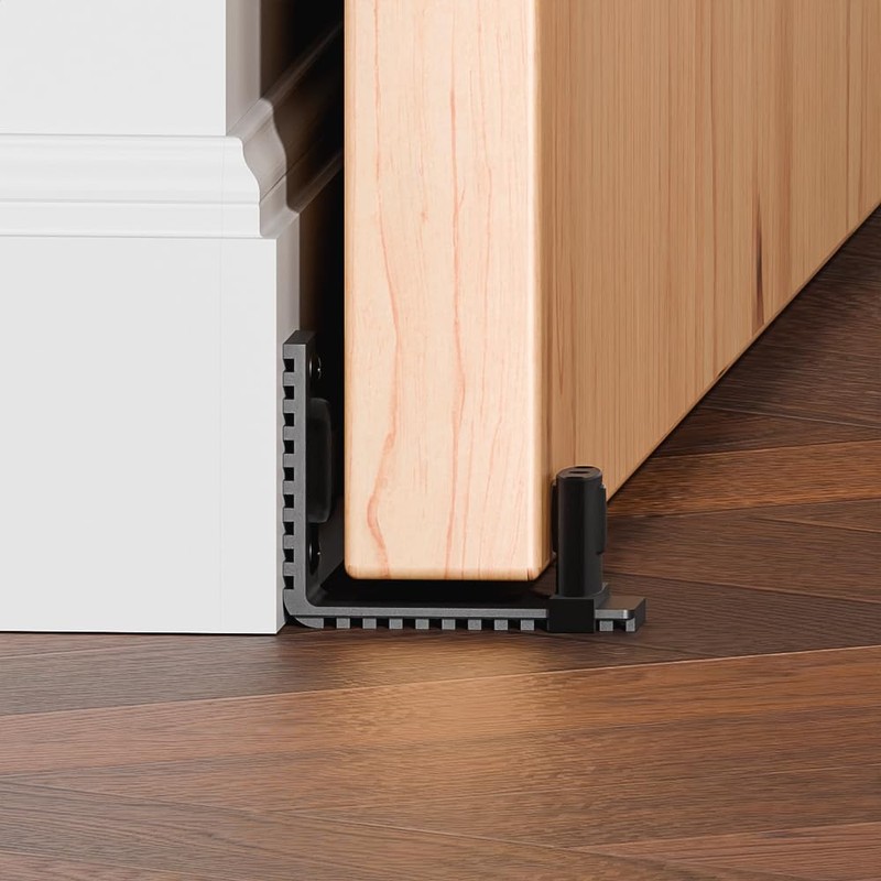 CCJH Adjustable Floor Guide Sliding Barn Door Wall/Door Bottom Sliding