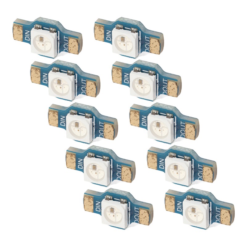 10Pcs WS2812 RGB LED Module High Brightness Energy Saving Lightweight