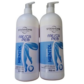 STANHOME Frescapie 930 ml Marca Stanhome, loción crema para el descanso de los pies. Paquete de 2 piezas (Mentol)