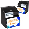Suggestion Box with Slot and Lock 2 Pcs Metal 8.4