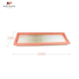 Cabin Filter - Pack of 1 - Compatible with John Deere Equipment - Cabin Air Filter Replacement – Replaces O.E. RE198488; Baldwin PA30086; Wix WP10160