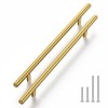Haliwu 10 Pack Cabinet Handles Brass Gold Cabinet Pulls 7-1/2